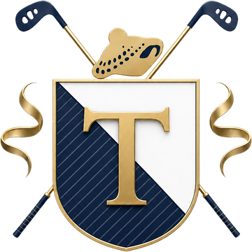 Tam O’ Shanter full crest with crossed golf clubs.